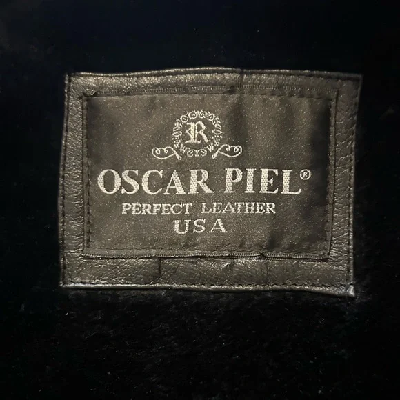 Genuine Leather Women’s Coat Oscar Piel Perfect Leather USA Mob Wife - Picture 10 of 11